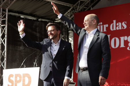 Abschlusskundgebung der SPD zur NRW-Wahl in Köln