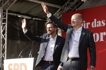 Abschlusskundgebung der SPD zur NRW-Wahl in Köln