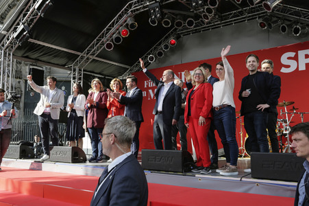 Abschlusskundgebung der SPD zur NRW-Wahl in Köln