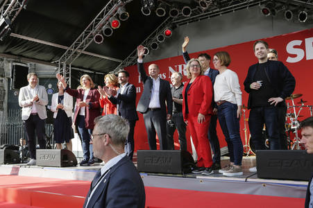 Abschlusskundgebung der SPD zur NRW-Wahl in Köln