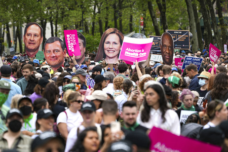 Aktionstag der Women's March Foundation für das Recht auf Abtreibung in New York