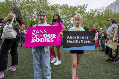 Aktionstag der Women's March Foundation für das Recht auf Abtreibung in New York