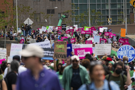 Aktionstag der Women's March Foundation für das Recht auf Abtreibung in New York