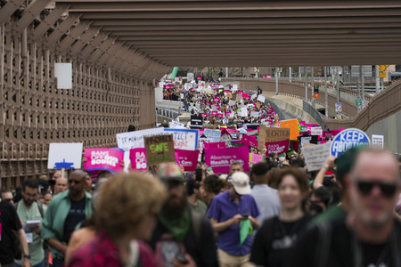 Aktionstag der Women's March Foundation für das Recht auf Abtreibung in New York