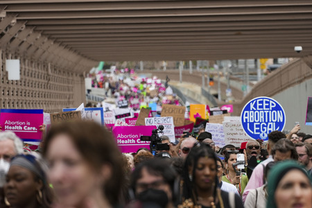 Aktionstag der Women's March Foundation für das Recht auf Abtreibung in New York