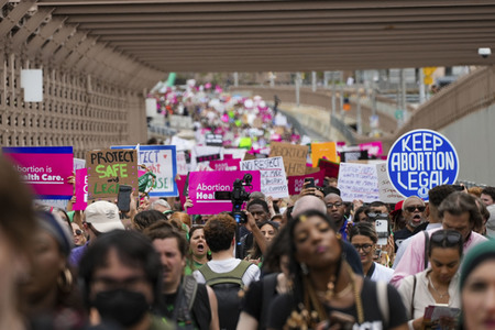 Aktionstag der Women's March Foundation für das Recht auf Abtreibung in New York