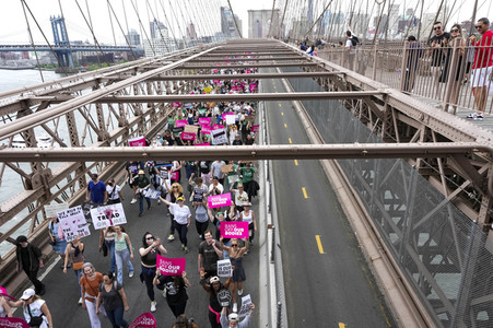 Aktionstag der Women's March Foundation für das Recht auf Abtreibung in New York