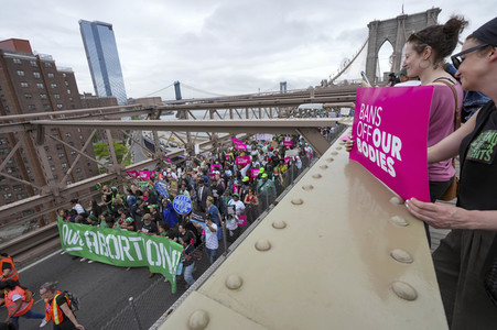 Aktionstag der Women's March Foundation für das Recht auf Abtreibung in New York