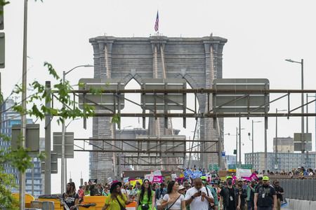 Aktionstag der Women's March Foundation für das Recht auf Abtreibung in New York