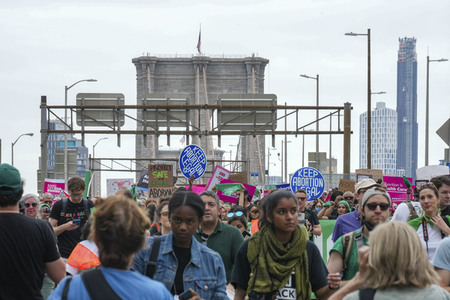 Aktionstag der Women's March Foundation für das Recht auf Abtreibung in New York