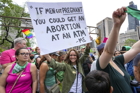 Aktionstag der Women's March Foundation für das Recht auf Abtreibung in New York