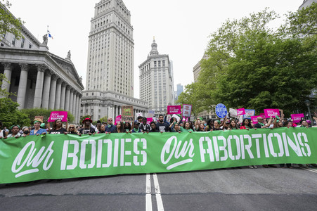 Aktionstag der Women's March Foundation für das Recht auf Abtreibung in New York