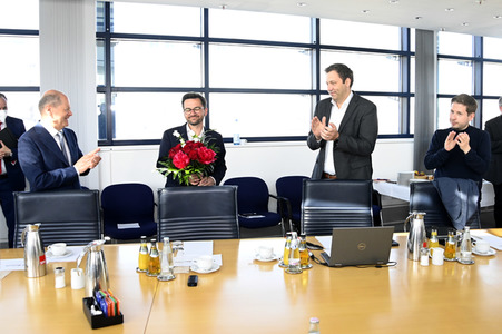Sitzung des SPD Präsidiums in Berlin