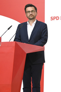 SPD Pressekonferenz zur Landtagswahl in Nordrhein-Westfalen in Berlin