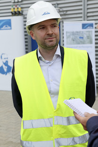 Robert Habeck in Leuna
