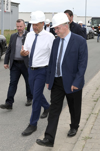 Robert Habeck in Leuna