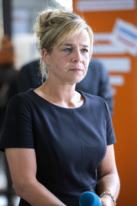 Wahlabend der Landtagswahl in Nordrhein-Westfalen in Düsseldorf