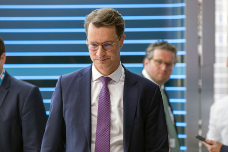 Wahlabend der Landtagswahl in Nordrhein-Westfalen in Düsseldorf