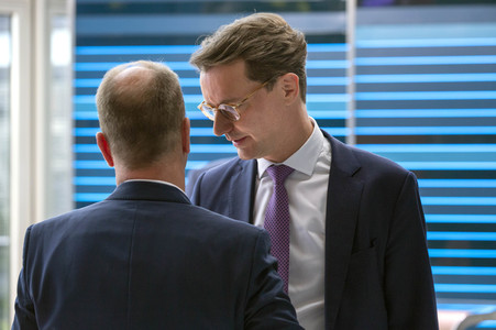 Wahlabend der Landtagswahl in Nordrhein-Westfalen in Düsseldorf