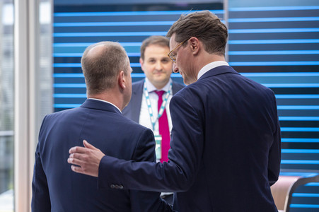 Wahlabend der Landtagswahl in Nordrhein-Westfalen in Düsseldorf