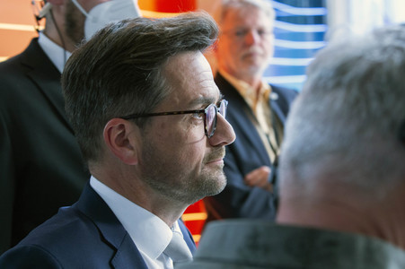 Wahlabend der Landtagswahl in Nordrhein-Westfalen in Düsseldorf