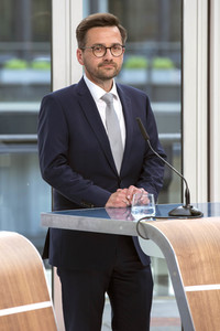Wahlabend der Landtagswahl in Nordrhein-Westfalen in Düsseldorf