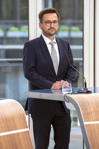 Wahlabend der Landtagswahl in Nordrhein-Westfalen in Düsseldorf