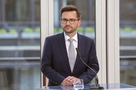 Wahlabend der Landtagswahl in Nordrhein-Westfalen in Düsseldorf