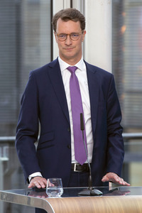 Wahlabend der Landtagswahl in Nordrhein-Westfalen in Düsseldorf