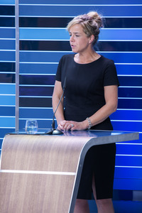 Wahlabend der Landtagswahl in Nordrhein-Westfalen in Düsseldorf