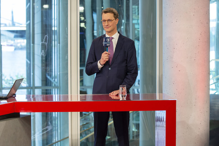 Wahlabend der Landtagswahl in Nordrhein-Westfalen in Düsseldorf