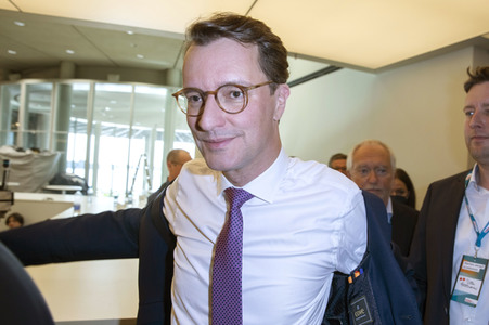 Wahlabend der Landtagswahl in Nordrhein-Westfalen in Düsseldorf