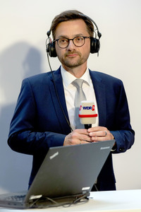Wahlabend der Landtagswahl in Nordrhein-Westfalen in Düsseldorf