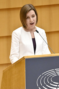 Plenartagung zum EU-Assoziierungsabkommen mit der Republik Moldau im EU-Parlament in Brüssel