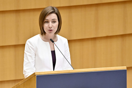 Plenartagung zum EU-Assoziierungsabkommen mit der Republik Moldau im EU-Parlament in Brüssel