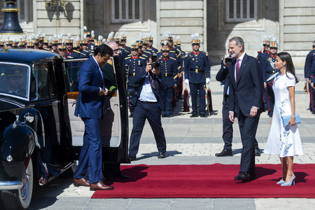 Besuch von Scheich Tamim bin Hamad Al Thani in Madrid
