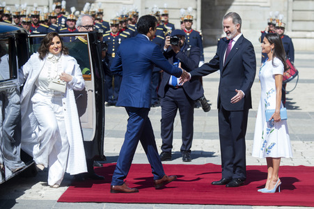 Besuch von Scheich Tamim bin Hamad Al Thani in Madrid