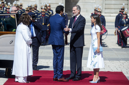 Besuch von Scheich Tamim bin Hamad Al Thani in Madrid