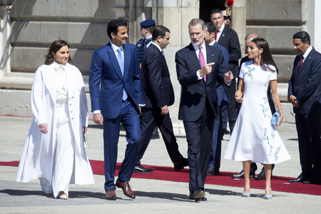 Besuch von Scheich Tamim bin Hamad Al Thani in Madrid
