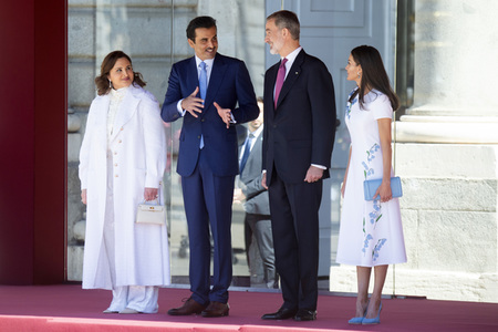 Besuch von Scheich Tamim bin Hamad Al Thani in Madrid