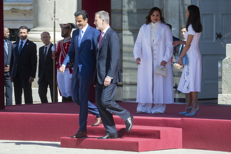 Besuch von Scheich Tamim bin Hamad Al Thani in Madrid