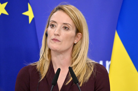 Pressekonferenz zum EU-Assoziierungsabkommen mit der Republik Moldau im EU-Parlament in Brüssel