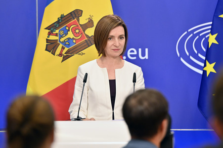 Pressekonferenz zum EU-Assoziierungsabkommen mit der Republik Moldau im EU-Parlament in Brüssel