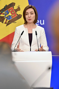 Pressekonferenz zum EU-Assoziierungsabkommen mit der Republik Moldau im EU-Parlament in Brüssel