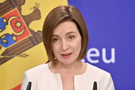 Pressekonferenz zum EU-Assoziierungsabkommen mit der Republik Moldau im EU-Parlament in Brüssel