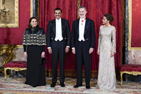 Gala Dinner für SCheich Tamim bin Hamad Al Thani in Madrid