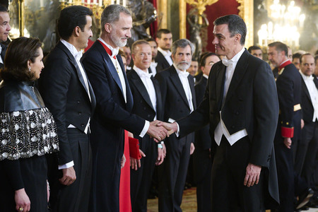 Gala Dinner für SCheich Tamim bin Hamad Al Thani in Madrid