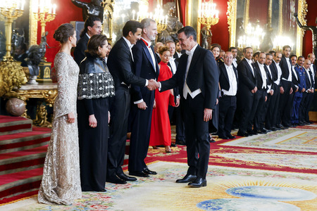 Gala Dinner für SCheich Tamim bin Hamad Al Thani in Madrid