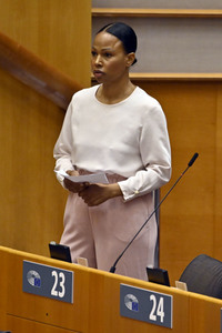 Plenartagung zur Bekämpfung der Straflosigkeit bei Kriegsverbrechen in der Ukraine im EU-Parlament in Brüssel