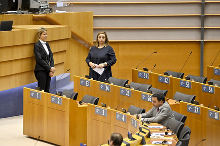 Plenartagung zur Schaffung des europäischen Bildungsraums bis 2025 im EU-Parlament in Brüssel